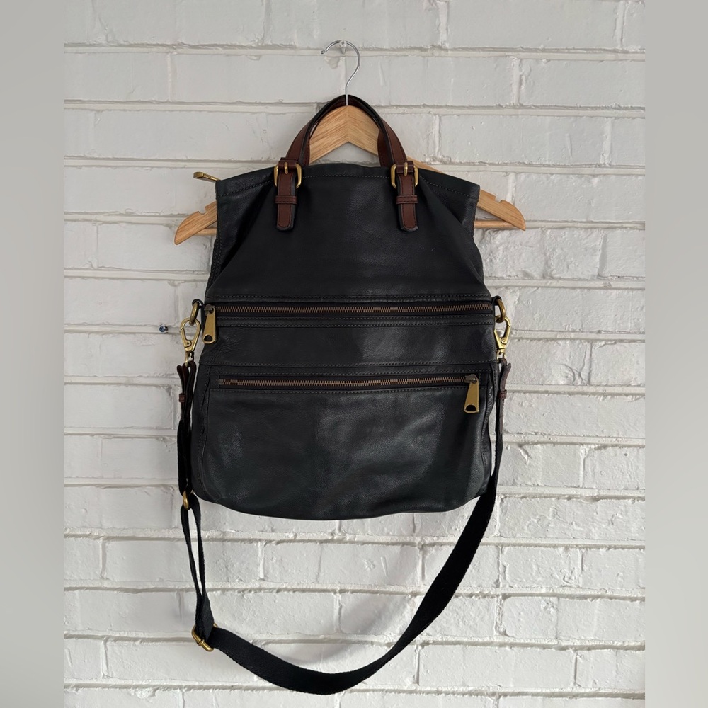 Fossil Explorer Leather Tote